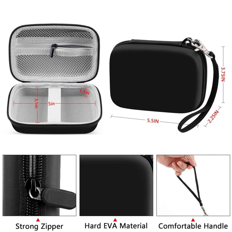 GWCASE حافظة كاميرا رقمية GWCASE متوافقة مع CAMKORY/لـ YISENCE/لـ VAHOIALD/لـ Kodak Pixpro/لـ Canon PowerShot ELPH 180 190/ لـ Sony DSCW800 DSCW830 كاميرا للأطفال (صندوق فقط) - Image 3